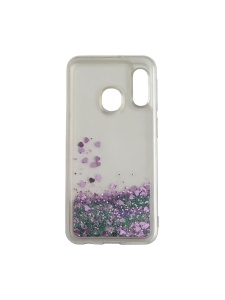 Нежен лилав кейс Floating Case за Samsung A40