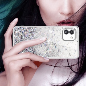 Нежен прозрачен плаващ кейс Floating Case за Samsung A03