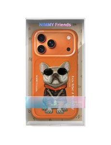 Оранжев Гръб с булдог "Nimmy Case" за iPhone 17 Pro - Img 4
