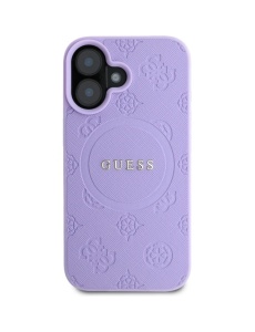 Оригинален лилав кейс MagSafe Guess за IPHONE 16
