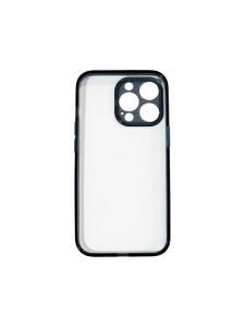 Прозрачен кейс с покритие на камерата JOYROOM с черна рамка за IPHONE 12 Pro
