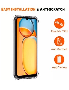 Прозрачен кейс ANTISHOCK за Honor X8c