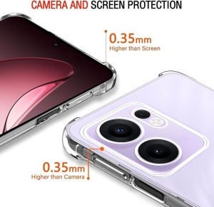Прозрачен кейс Antishock за OPPO Reno 13F Reno 13FS