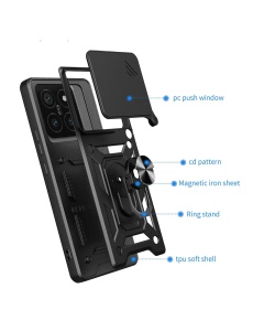 Противоударен черен гръб Camera Cover за Xiaomi 15 Ultra