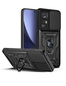 Противоударен черен калъф Camera Cover за Xiaomi Redmi Note 12S 4G