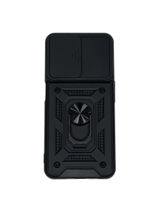 Противоударен черен кейс Zore Camera Cover за Realme C35