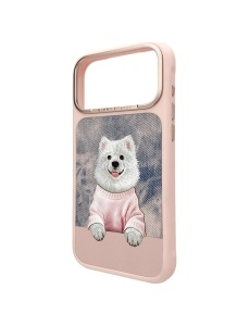 Розов Гръб със самоед "Nimmy Case" за iPhone 18 Pro - Img 3