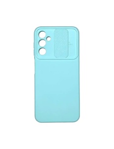 Светло зелен силиконов гръб Camera Cover за Samsung A14