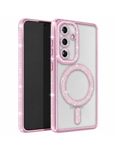 Светло Розов Гръб "Bling MagSafe" за Samsung Galaxy A26