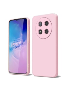 Светло розов силиконов гръб POLY за Honor Magic 7 Lite