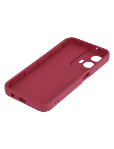Силиконов гръб Rim Case в ярко розов цвят за Moto G35