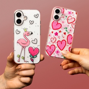 Силиконов кейс Ultra Trendy Love Case Тип 2 за iPhone 17
