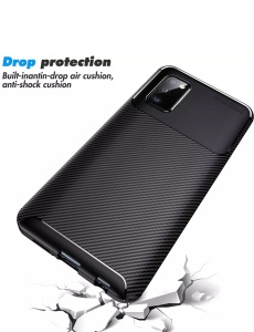 Силиконов гръб Carbon за Samsung A02s