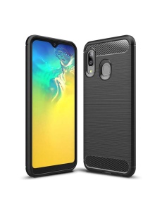 Силикон гръб Carbon за Samsung A20e
