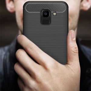 Силикон кейс Carbon за Samsung A6 2018