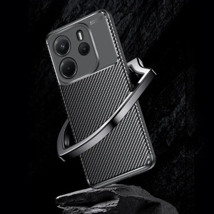 Силикон калъф Carbon за Xiaomi Redmi Note 14 5G