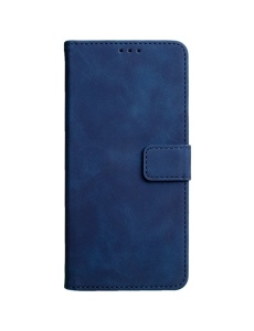 Син калъф тип тефтер за телефон Smart Velvet за Xiaomi Redmi 15C