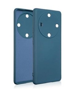 Син силиконов гръб POLY за HONOR Magic 5 Lite