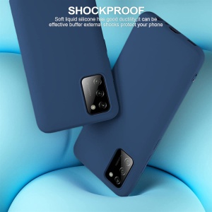 Син Силиконов калъф POLY за Samsung A02s