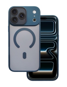 Син Mag Safe с предпазно стъкло на камерата за iPhone 18 Pro Max