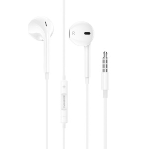 Слушалки BOROFONE BM80 ELEGANT с микрофон Бели 3 5мм жак конектор с дълга работа на батерията