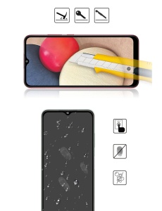 Стъклен Пълнопокривен Протектор Tlf 5D за Samsung A02s с 9H твърдост против драскотини