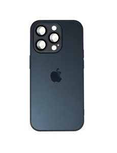 Тъмно син стъклен калъф AG Glass за IPHONE 13 Pro