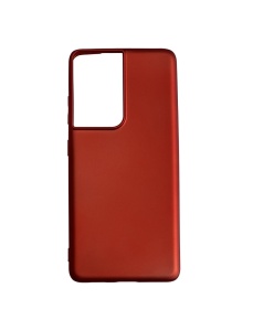 Тъмно червен калъф Candy Color за Samsung S21 Ultra