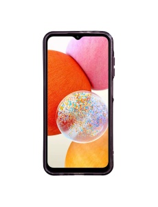 Тънък гръб с протектор за камерата Slim Color Lens за Samsung A15 с олеофобно покритие против отпечатъци