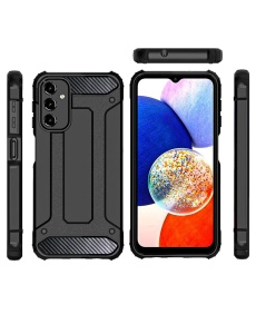 Удароустойчив черен кейс Bronya за Samsung Galaxy A14