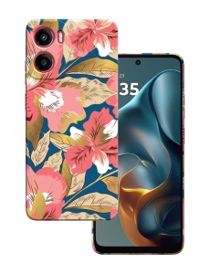 Флуоресцентен силиконов светещ в тъмното висококачествен калъф ЛУКСОС за Motorola Moto E15