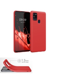 Червен гръб Candy Color за Samsung A21s