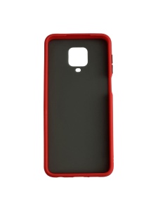 Червен гръб Color Buttons за Xiaomi Redmi Note 9S Note 9 Preo