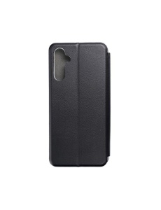 Черен калъф тип тефтер за телефон MP Forcell за Samsung A14 с място за карти и банкноти