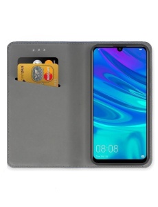 Черен кожен калъф тип тефтер за телефон Kare за Realme C21 с функция стойка за видео
