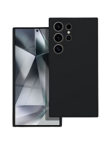 Черен силиконов гръб POLY за Samsung S24 Ultra