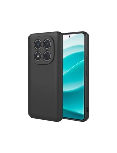 Черен силиконов гръб POLY за Xiaomi Redmi Note 14 Pro 4G