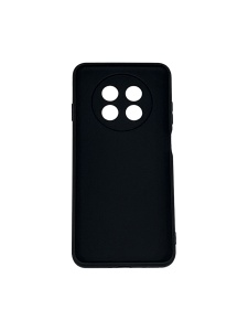 Черен силиконов гръб Poly с велур отвътре за Huawei Honor X30 X9 5G Magic 4 Lite 5G