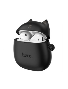 Bluetooth слушалки Hoco EW45 True wireless черни с кристален звук и дълбоки баси