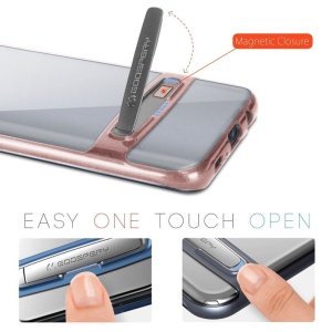 Dream Bumper с PVC кант и стойка за Samsung S8 с прецизни изрязвания за камера и бутони