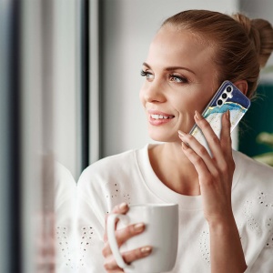 Елегантен ВИСОКОКАЧЕСТВЕН силиконов калъф Gold Glam за Samsung A15 със защита от удари и надрасквания