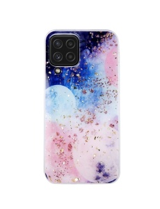 Елегантен ВИСОКОКАЧЕСТВЕН силиконов калъф Gold Glam за Samsung A22 4G