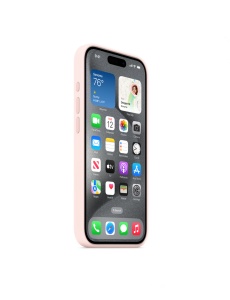 Елегантен Оригинален гръб за iPhone 15 Pro Светло розов