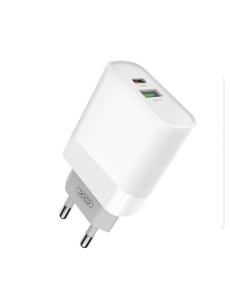 Зарядно устройство XO L64 20W QC3 0 PD white за бързо и безопасно зареждане