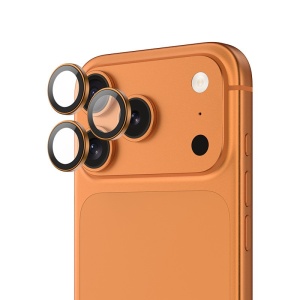 Защитен Протектор за Лещи със Оранжев Кант за iPhone 17 Pro Max