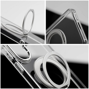 Кейс Frame Circle Stand за Samsung Galaxy S26 Ultra, съвместим с MagSafe – прозрачен - Img 3