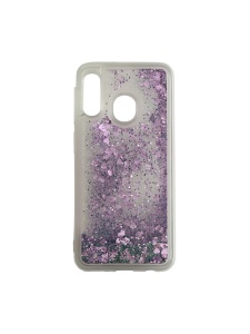 Нежен лилав кейс Floating Case за Samsung A20e