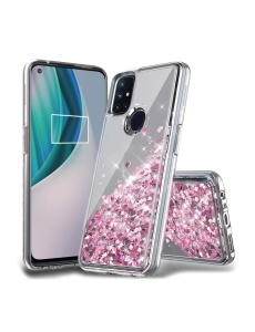 Нежен прозрачен плаващ калъф Floating Case за Samsung A21s