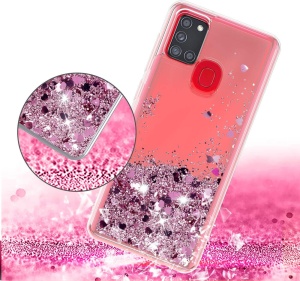 Нежен прозрачен плаващ гръб Floating Case за Samsung A21s