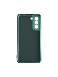 Нежен светло зелен гръб за телефон с велур Poly за Samsung S21 FE